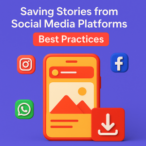 Saving Stories from Social Media Platforms Best Practices