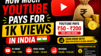 How Much YouTube Pays for 1K Views in India (2026 Guide)