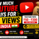 How Much YouTube Pays for 1K Views in India (2026 Guide)