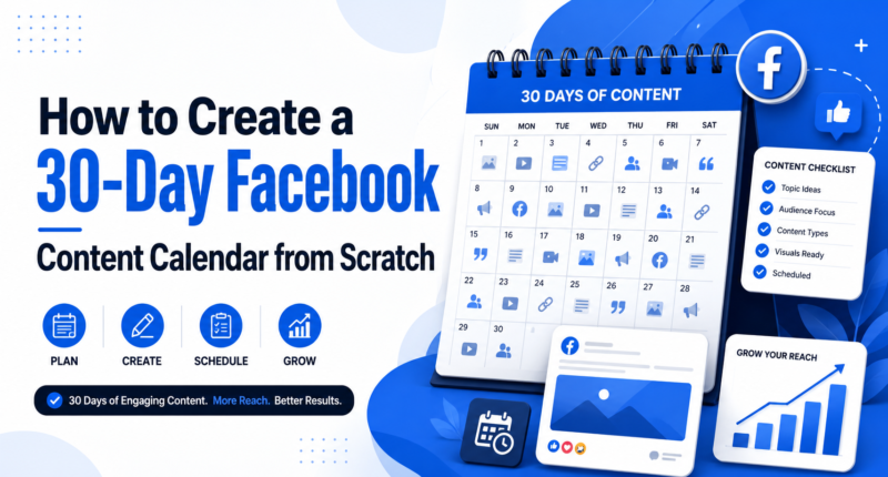 How to Create a 30-Day Facebook Content Calendar from Scratch
