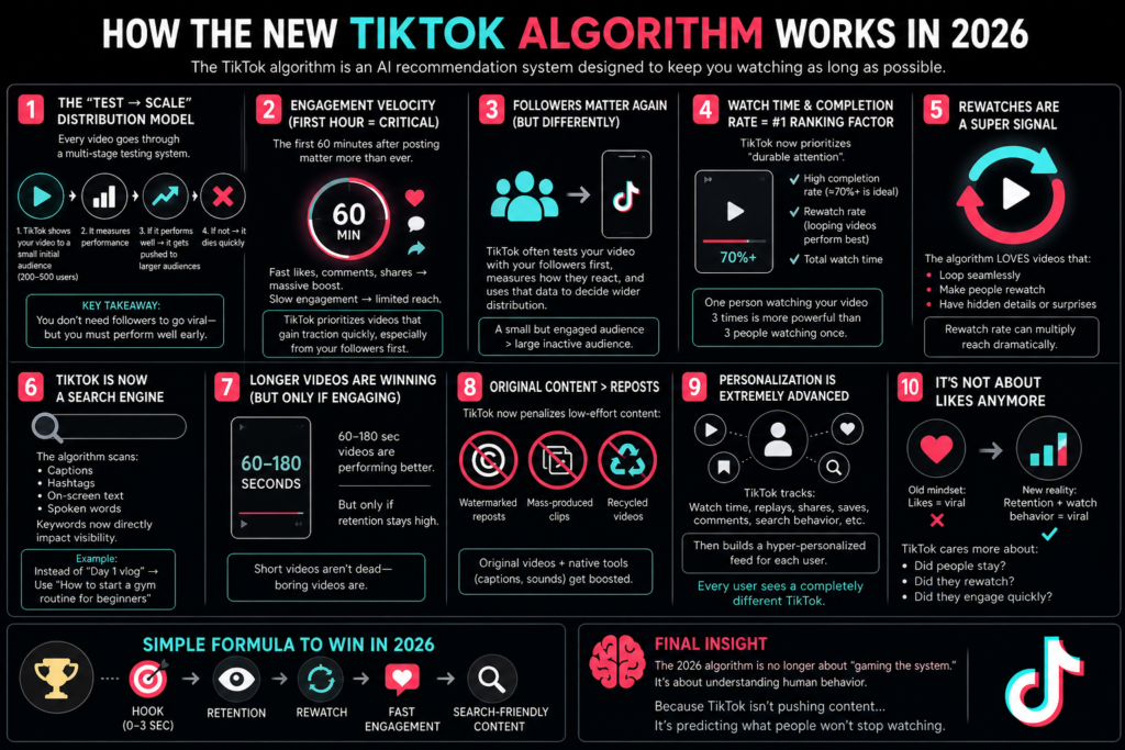 TikTok Algorithm Works in 2026