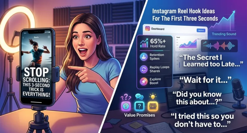 Instagram Reel Hook Ideas For The First Three Seconds
