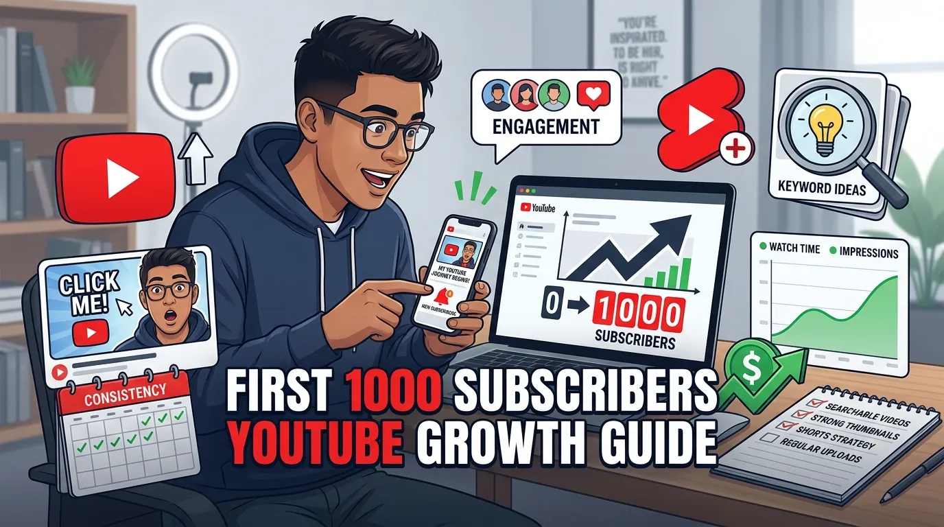 How To Get Your First 1000 Subscribers On Youtube