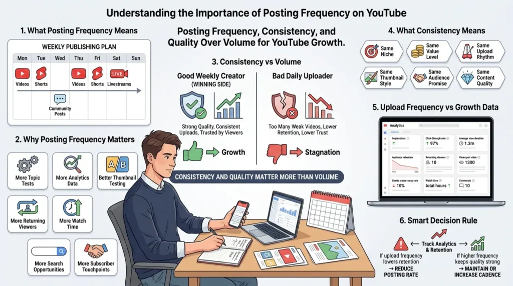 Importance of Posting Frequency on YouTube