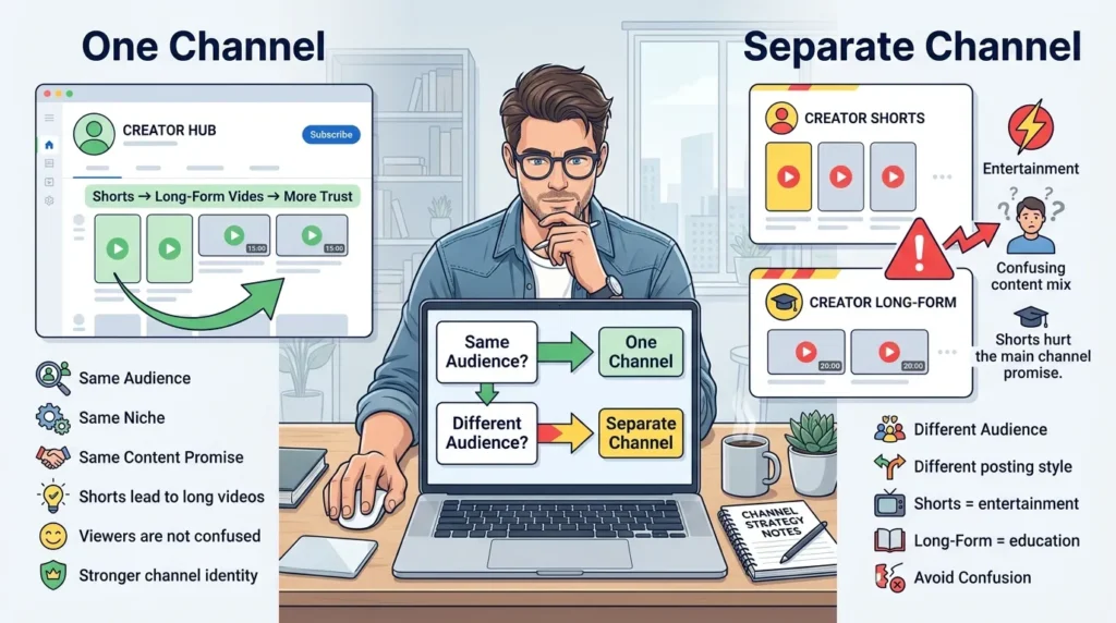 Should You Create a Separate Channel for YouTube Shorts