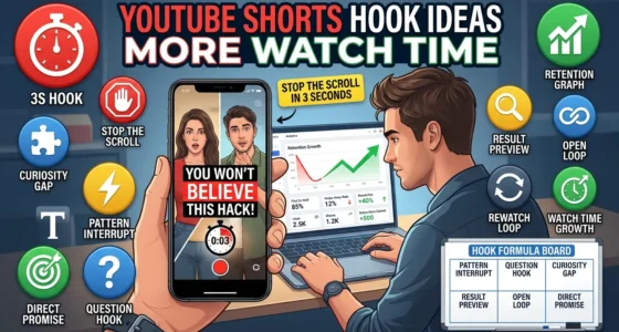 YouTube Shorts Hook Ideas For More Watch Time