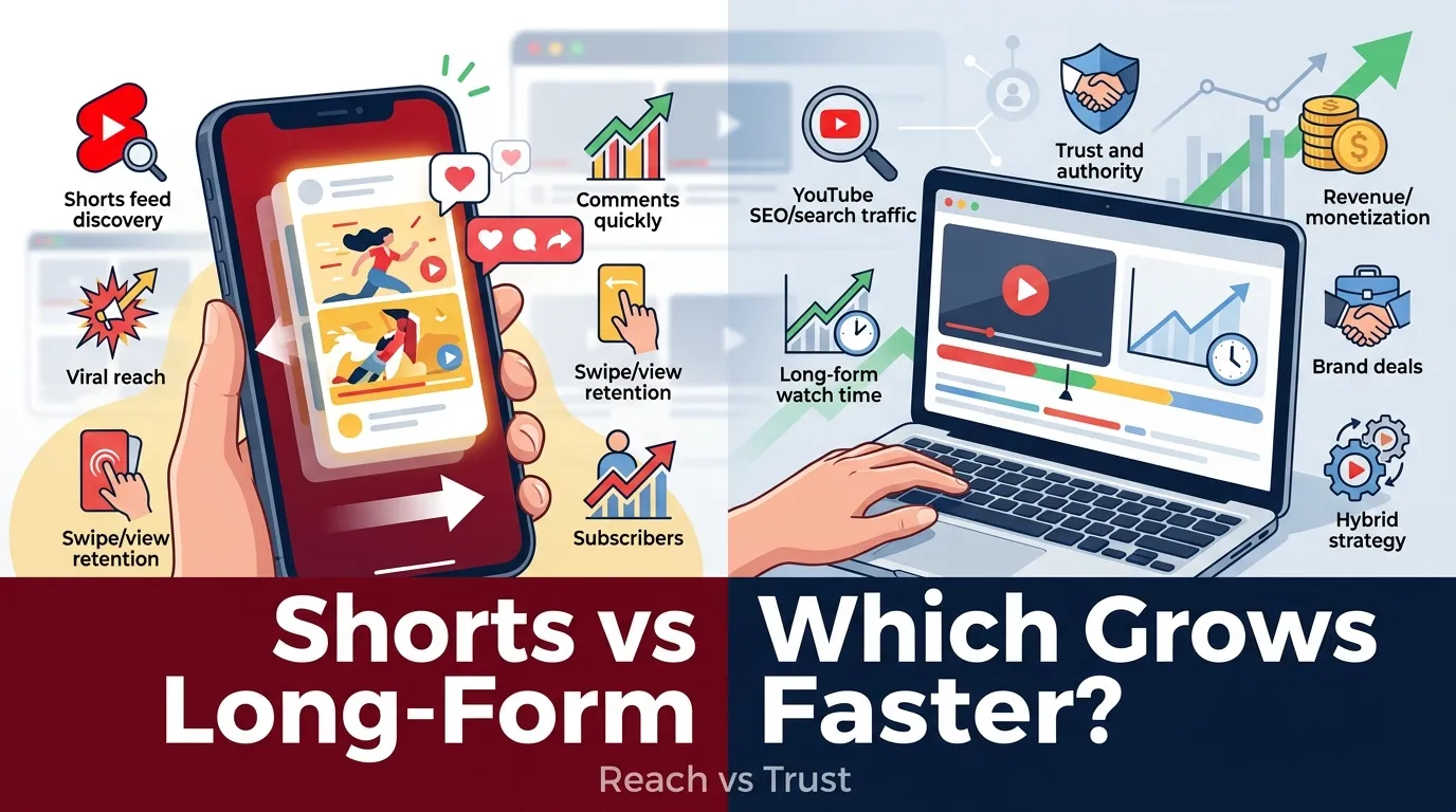 Youtube Shorts vs Long Form Video Which Grows Faster
